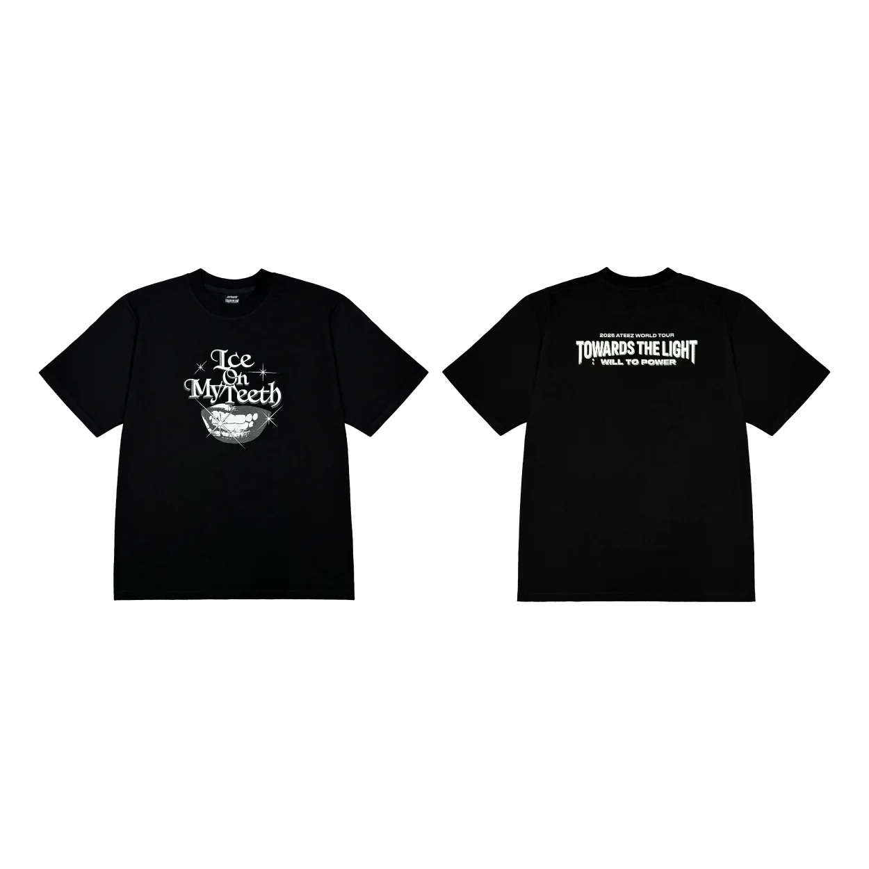 ATEEZ - TOWARDS THE LIGHT : WILL TO POWER WORLD TOUR POP-UP STORE IN EUROPE OFFICIAL MD SHORT SLEEVE T-SHIRT IOMT VER