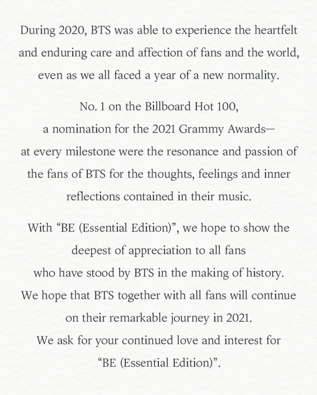 BTS - SPECIAL ALBUM BE (ESSENTIAL EDITION) - Image 9