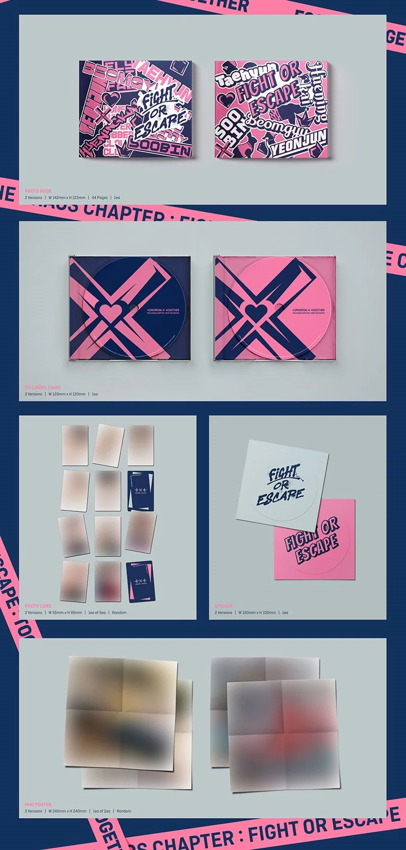 TXT - THE CHAOS CHAPTER FIGHT OR ESCAPE TOGETHER VER. - Image 3